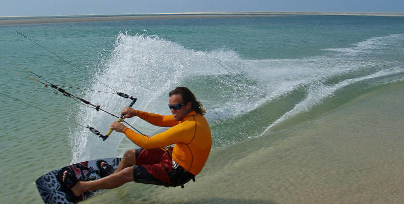 Kite surfing